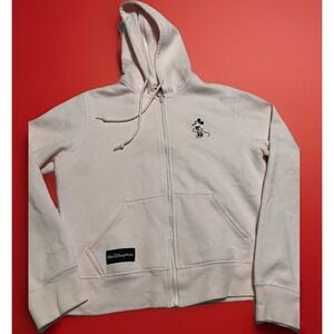 Walt Disney World Minnie Pink Hoodie Full‎ Zipper SZ Medium Vacation Gorpcore